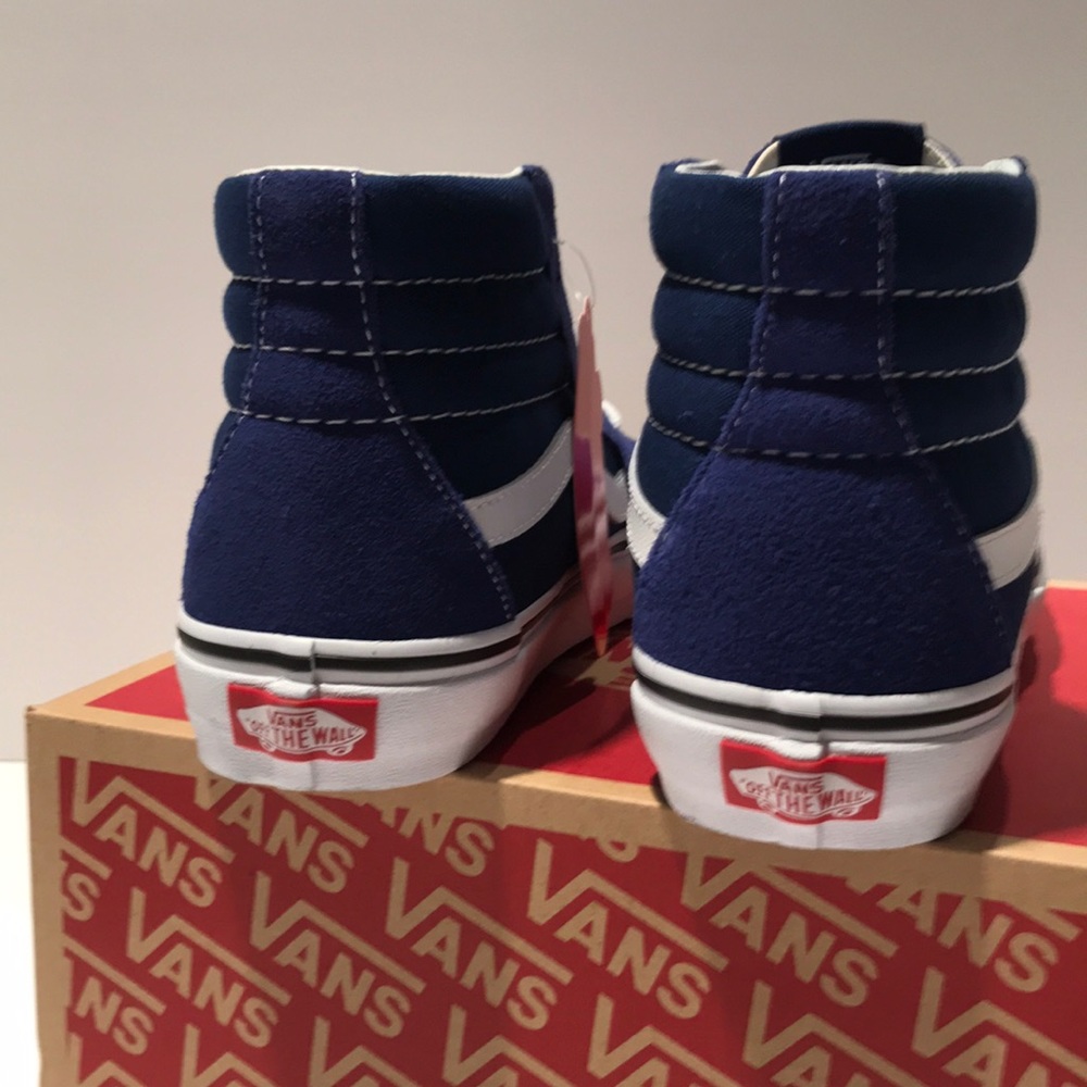 Vans sk8-hi estate blue canvas  sneaker shoes new - Picture 5 of 5
